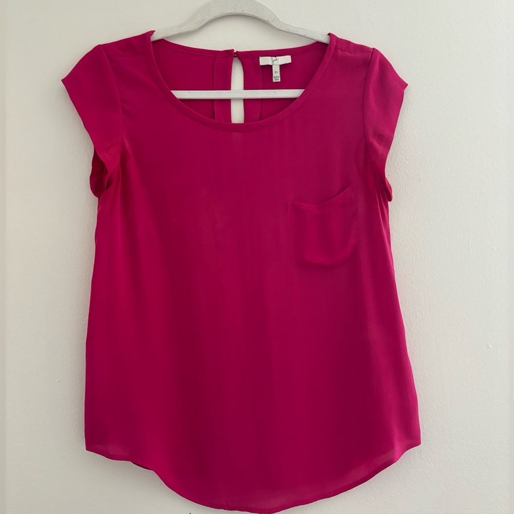 Joie Silk Short Sleeved Top